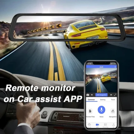 4K Smart Rearview Mirror Car Camera by Dinx